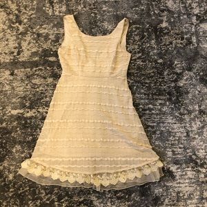 Cream colored dress